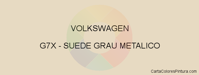 Pintura Volkswagen G7X Suede Grau Metalico