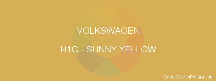 Pintura Volkswagen H1Q Sunny Yellow