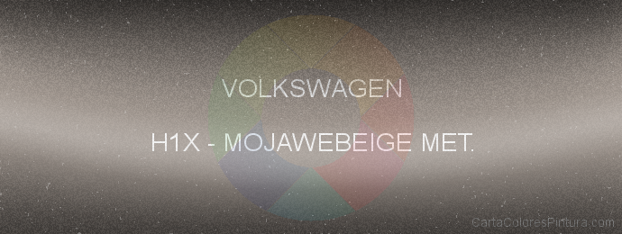 Pintura Volkswagen H1X Mojawebeige Met.