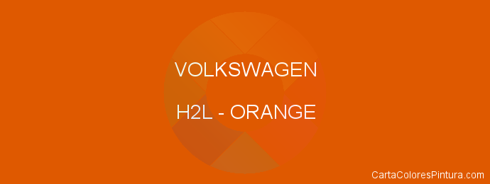 Pintura Volkswagen H2L Orange