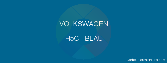 Pintura Volkswagen H5C Blau