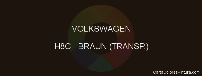 Pintura Volkswagen H8C Braun (transp.)