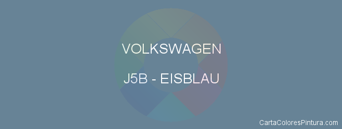 Pintura Volkswagen J5B Eisblau