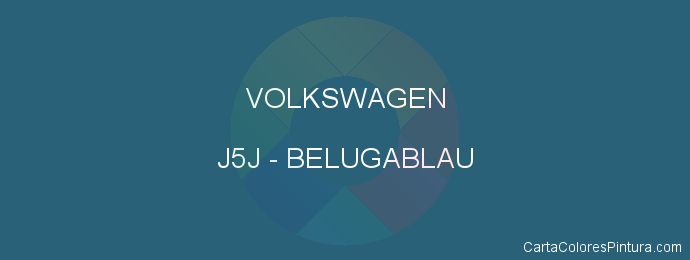 Pintura Volkswagen J5J Belugablau