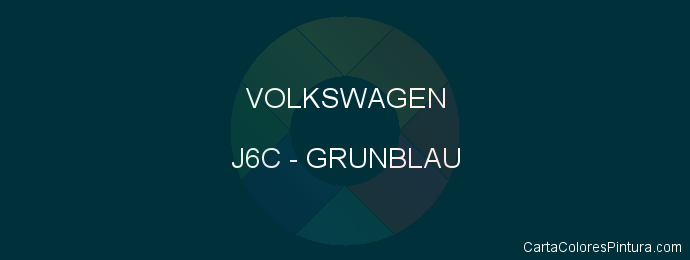 Pintura Volkswagen J6C Grunblau