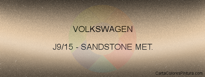 Pintura Volkswagen J9/15 Sandstone Met.
