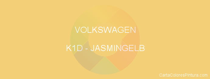 Pintura Volkswagen K1D Jasmingelb