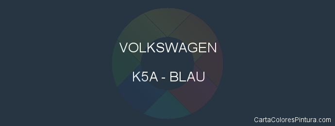 Pintura Volkswagen K5A Blau