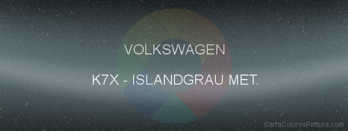 Pintura Volkswagen K7X Islandgrau Met.