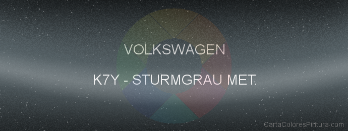 Pintura Volkswagen K7Y Sturmgrau Met.