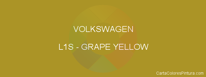 Pintura Volkswagen L1S Grape Yellow