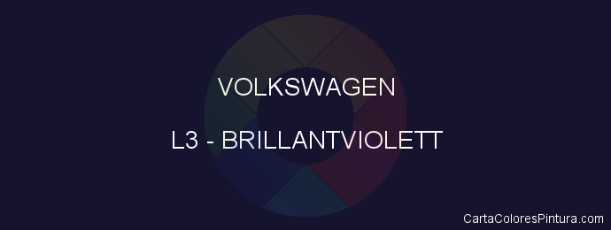 Pintura Volkswagen L3 Brillantviolett