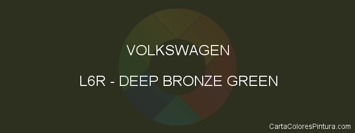 Pintura Volkswagen L6R Deep Bronze Green