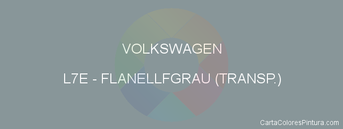 Pintura Volkswagen L7E Flanellfgrau (transp.)