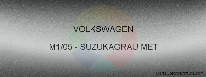Pintura Volkswagen M1/05 Suzukagrau Met.