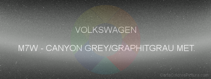 Pintura Volkswagen M7W Canyon Grey/graphitgrau Met.