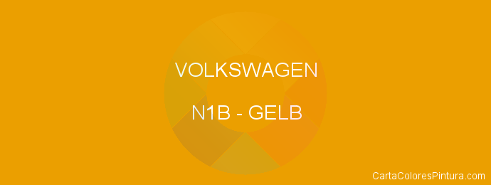 Pintura Volkswagen N1B Gelb