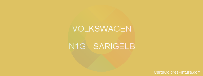 Pintura Volkswagen N1G Sarigelb