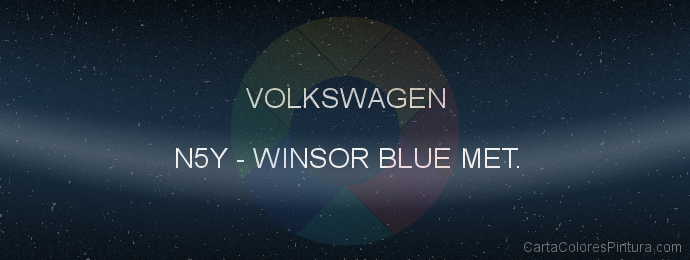 Pintura Volkswagen N5Y Winsor Blue Met.