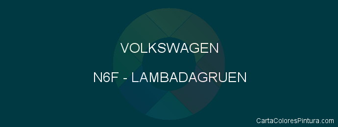 Pintura Volkswagen N6F Lambadagruen