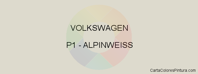 Pintura Volkswagen P1 Alpinweiss
