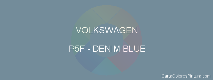Pintura Volkswagen P5F Denim Blue