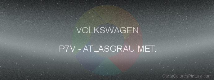 Pintura Volkswagen P7V Atlasgrau Met.
