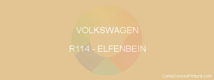 Pintura Volkswagen R114 Elfenbein