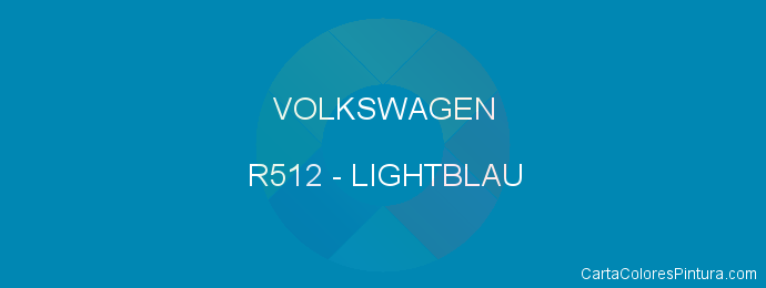 Pintura Volkswagen R512 Lightblau