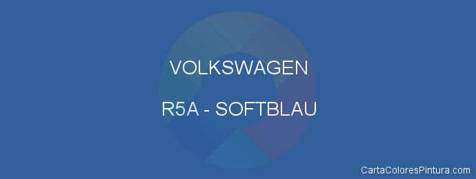 Pintura Volkswagen R5A Softblau