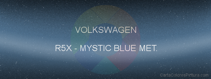 Pintura Volkswagen R5X Mystic Blue Met.