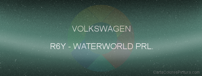 Pintura Volkswagen R6Y Waterworld Prl.