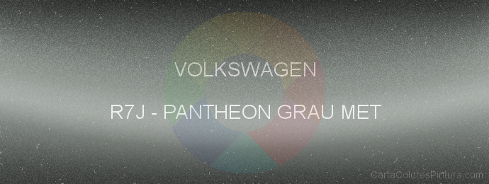 Pintura Volkswagen R7J Pantheon Grau Met