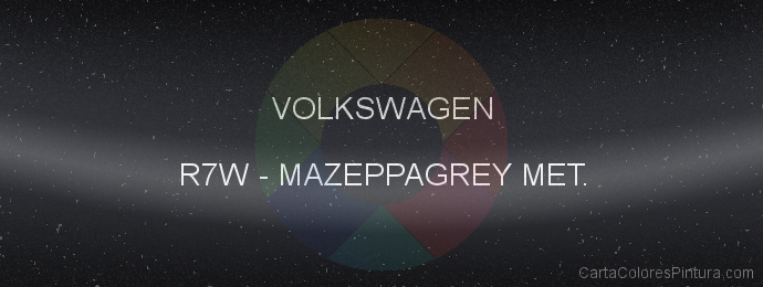Pintura Volkswagen R7W Mazeppagrey Met.