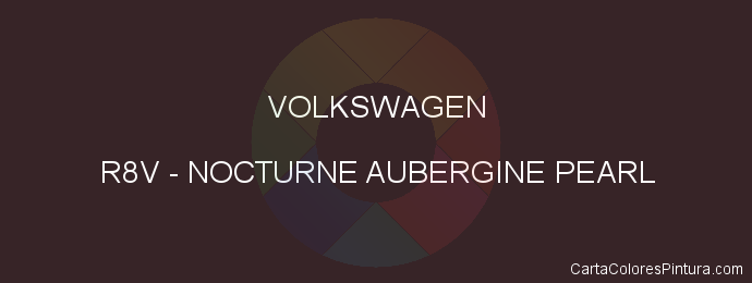 Pintura Volkswagen R8V Nocturne Aubergine Pearl