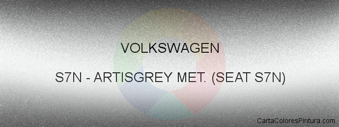 Pintura Volkswagen S7N Artisgrey Met. (seat S7n)