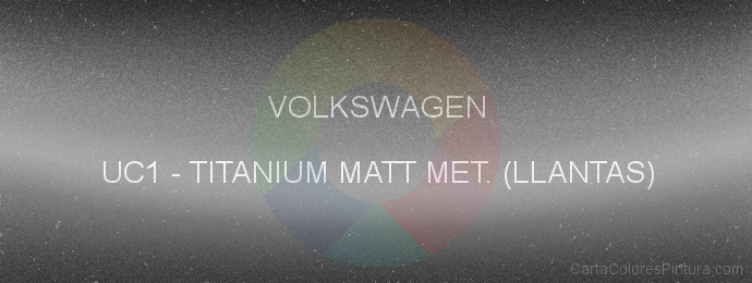 Pintura Volkswagen UC1 Titanium Matt Met. (llantas)