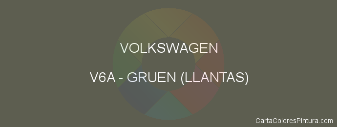 Pintura Volkswagen V6A Gruen (llantas)