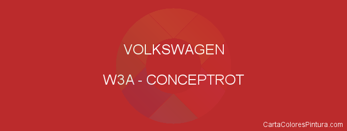 Pintura Volkswagen W3A Conceptrot