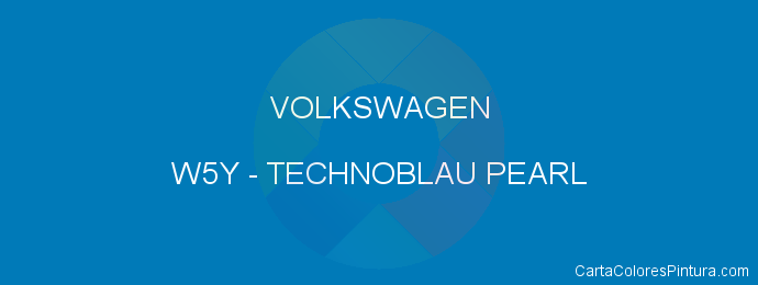 Pintura Volkswagen W5Y Technoblau Pearl