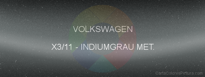 Pintura Volkswagen X3/11 Indiumgrau Met.