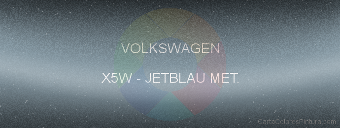 Pintura Volkswagen X5W Jetblau Met.