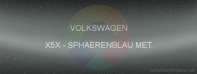 Pintura Volkswagen X5X Sphaerenblau Met.