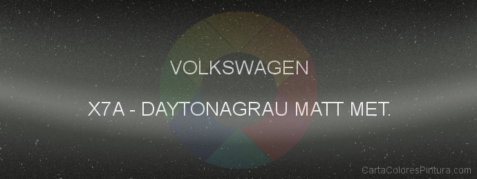 Pintura Volkswagen X7A Daytonagrau Matt Met.
