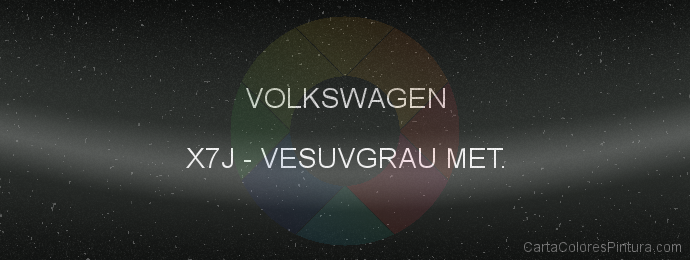 Pintura Volkswagen X7J Vesuvgrau Met.