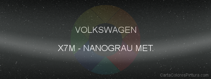 Pintura Volkswagen X7M Nanograu Met.