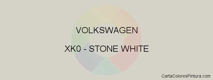 Pintura Volkswagen XK0 Stone White