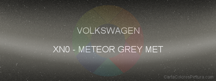 Pintura Volkswagen XN0 Meteor Grey Met