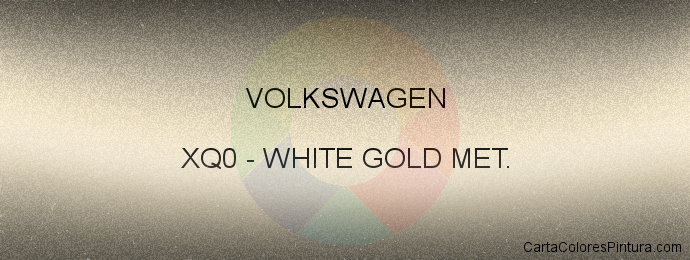 Pintura Volkswagen XQ0 White Gold Met.