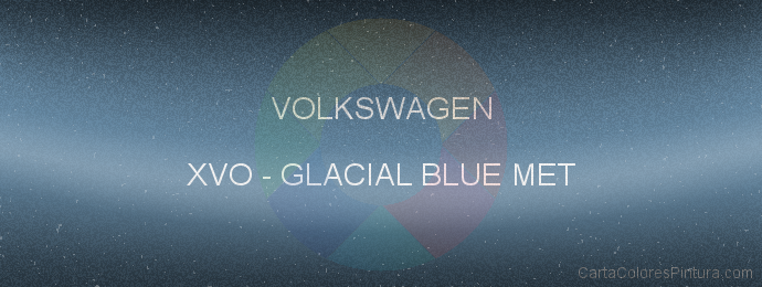 Pintura Volkswagen XVO Glacial Blue Met